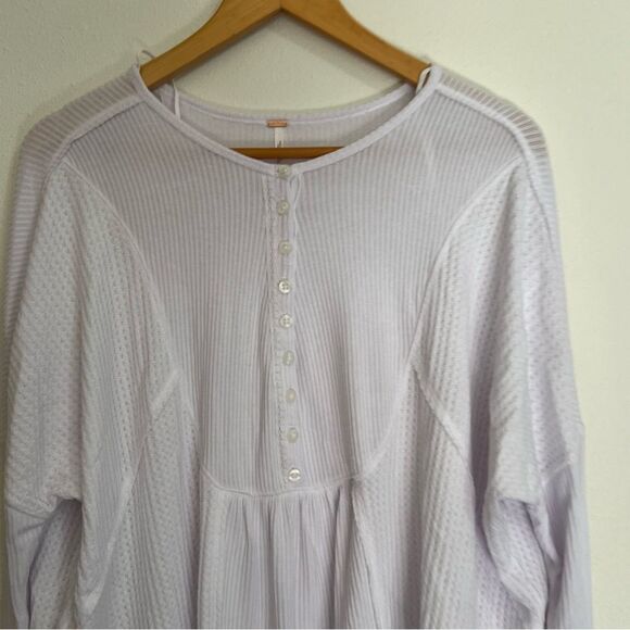 Free People Long Sleeve Tee - White - Picture 10 of 12